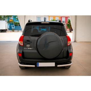 Задние уголки AK003 (2 шт., нержавейка) Toyota Rav 4 2006-2013 гг. фото 2