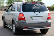 Kia Sorento I BL 2002-2009 гг. Задняя дуга AK002 (нерж. сталь) фото 3