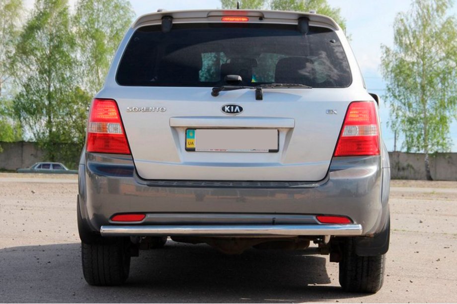 Kia Sorento I BL 2002-2009 гг. Задняя дуга AK002 (нерж. сталь) Image