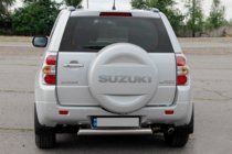 Suzuki Grand Vitara 2005-2017 гг. Задняя защита AK002 (нерж. сталь) фото 3
