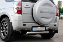 Suzuki Grand Vitara 2005-2017 гг. Задняя защита AK002 (нерж. сталь) фото 2