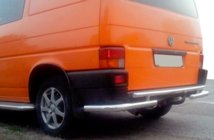 Volkswagen T4 Transporter 1990-2003 гг. Задняя дуга AK003-2 (нержавейка) фото 3