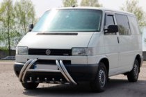 Volkswagen T4 Caravelle/Multivan 1990–2003 гг. Кенгурятник Kelebek WT011 (нерж.) фото 3