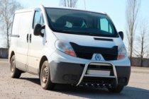 Nissan Primastar 2002-2014 гг. Кенгурятник QT-Spec (нержавейка) фото 2