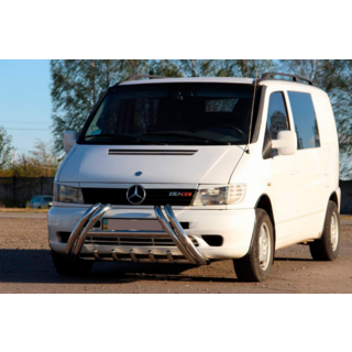 Кенгурятник Kelebek WT011 (нерж.) Mercedes Vito W638 1996-2003 гг. фото 1