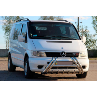 Кенгурятник Kelebek WT011 (нерж.) Mercedes Vito W638 1996-2003 гг. фото 2