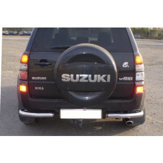 Задняя Защита AK003 (Нержавейка) Suzuki Grand Vitara 2005-2017 гг. фото 1