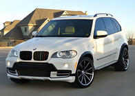 BMW X5 E70 2007-2013 гг. Накладка на передний бампер (2007-2010, грунт под покраску) фото 1