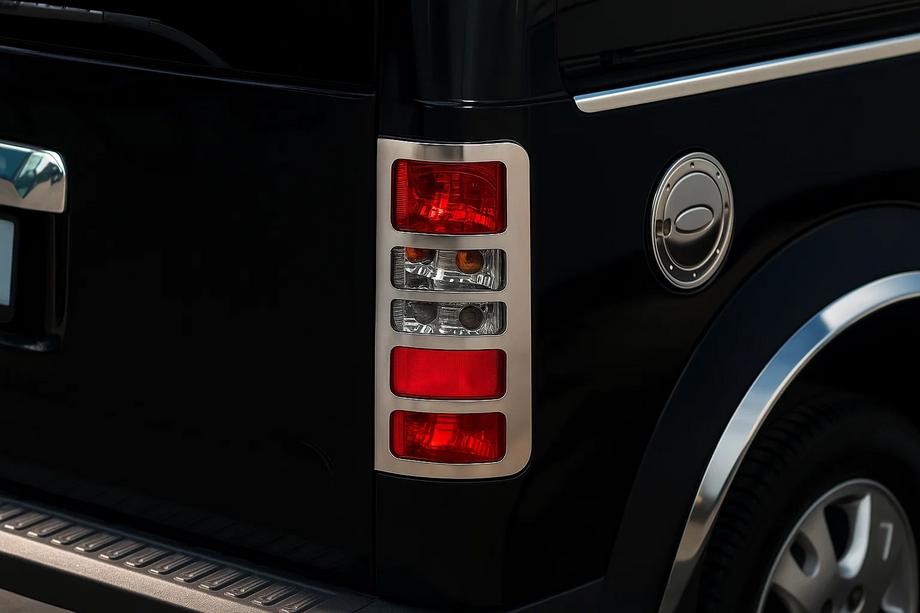 Ford Connect 2006–2009 гг. Хромированные накладки на задние фонари (2 шт., нержавейка) Фото 3
