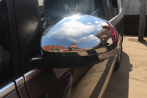 Volkswagen Sharan 2010-2023 гг. Накладки на Зеркала (2 шт, Нержавеющая Сталь) Carmos - Турецкая Нержавеющая Сталь фото 1