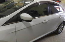 Ford Focus III 2011-2017 гг. Нижние молдинги окон нержавейка (8 шт) фото 12