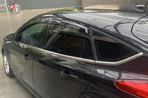 Ford Focus III 2011-2017 гг. Нижние молдинги окон нержавейка (8 шт) фото 3