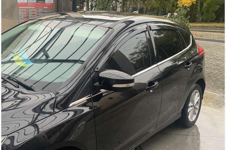 Ford Focus III 2011-2017 гг. Нижние молдинги окон нержавейка (8 шт) SW, OmsaLine - Итальянская Нержавейка Фото 2