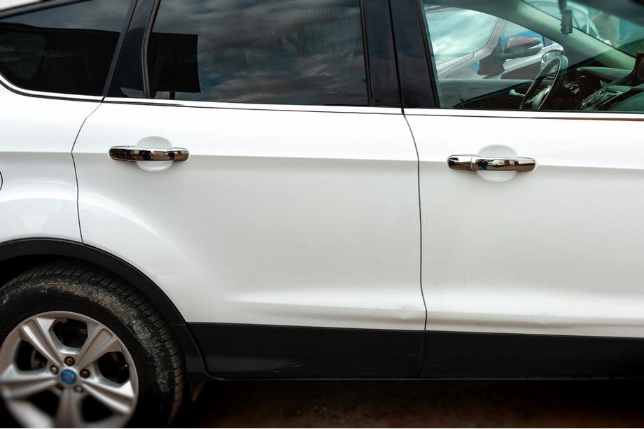 Ford Kuga/Escape 2013-2019 гг. Хромированные Накладки на Ручки (4 шт., Нержавейка) Без чипа, OmsaLine - Итальянская нержавеющая сталь Фото 3