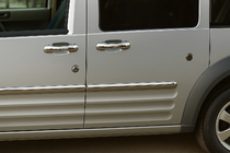 Ford Transit 2000–2014 гг. Накладки на замок (5 шт, нержавейка) фото 1