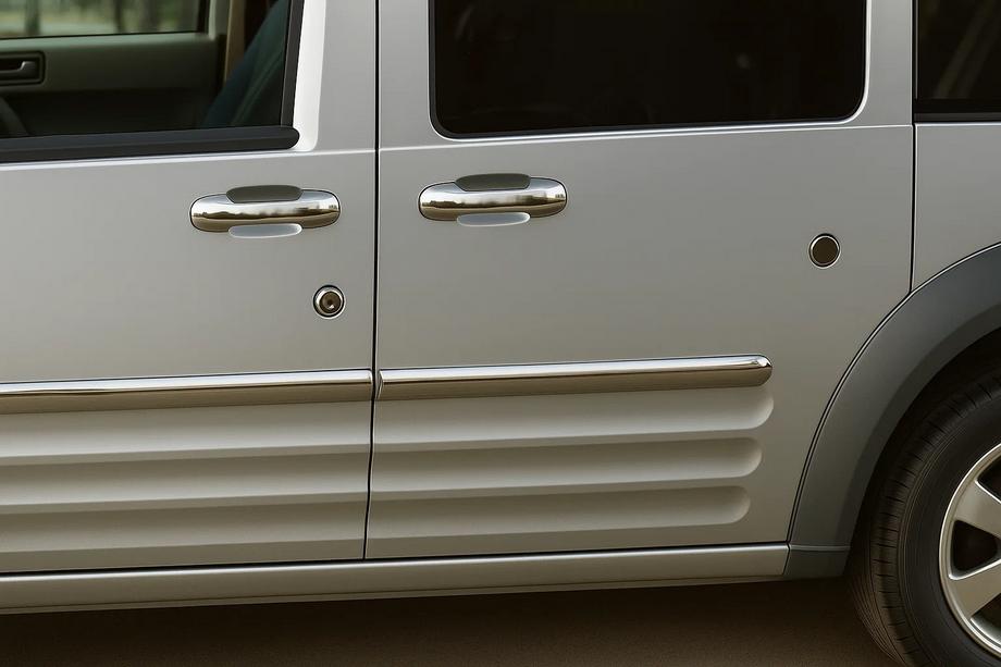 Ford Transit 2000–2014 гг. Накладки на замок (5 шт, нержавейка) Image
