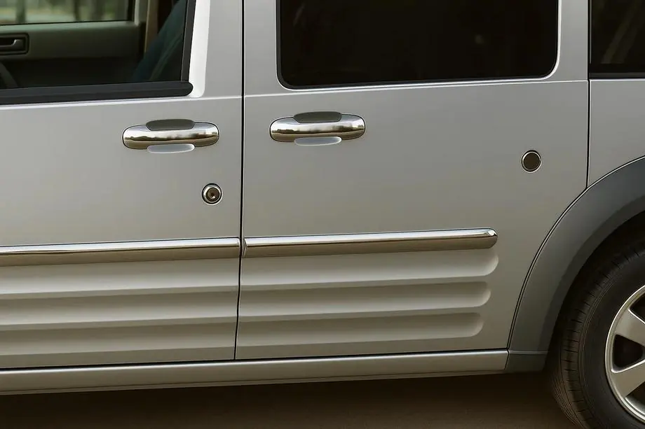 Ford Transit 2000–2014 гг. Накладки на замок (5 шт, нержавейка) Image