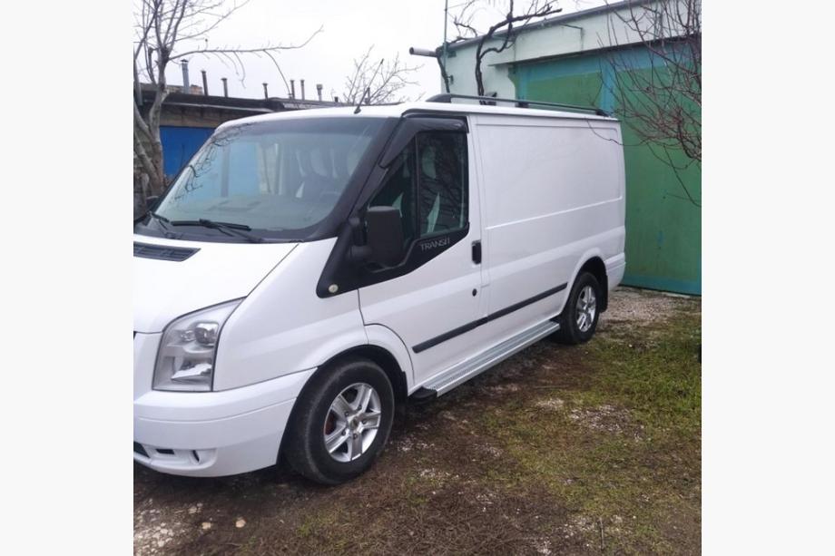 Ford Transit 2000–2014 гг. Черные рейлинги Пластиковые заглушки Фото 6