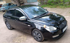 Hyundai Accent 2006-2010 гг. Накладки на Зеркала (2 шт., пластик) OmsaLine фото 2