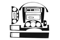 Chevrolet Lacetti 2003-2024 гг. Накладки на панель Sedan (Meric) Дерево фото 2