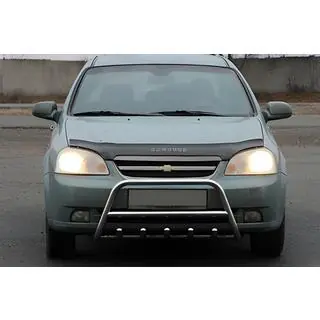 Передняя дуга WT003 (60 мм, нерж.) Chevrolet Lacetti 2003-2024 гг. фото 2