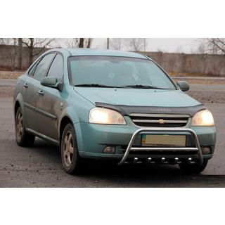 Передняя дуга WT003 (60 мм, нерж.) Chevrolet Lacetti 2003-2024 гг. фото 3