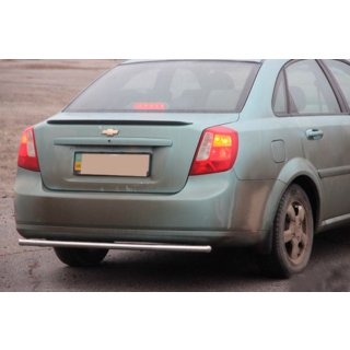Задняя Защита AK002 (42мм, Нержавейка) Chevrolet Lacetti 2003-2024 гг. фото 4