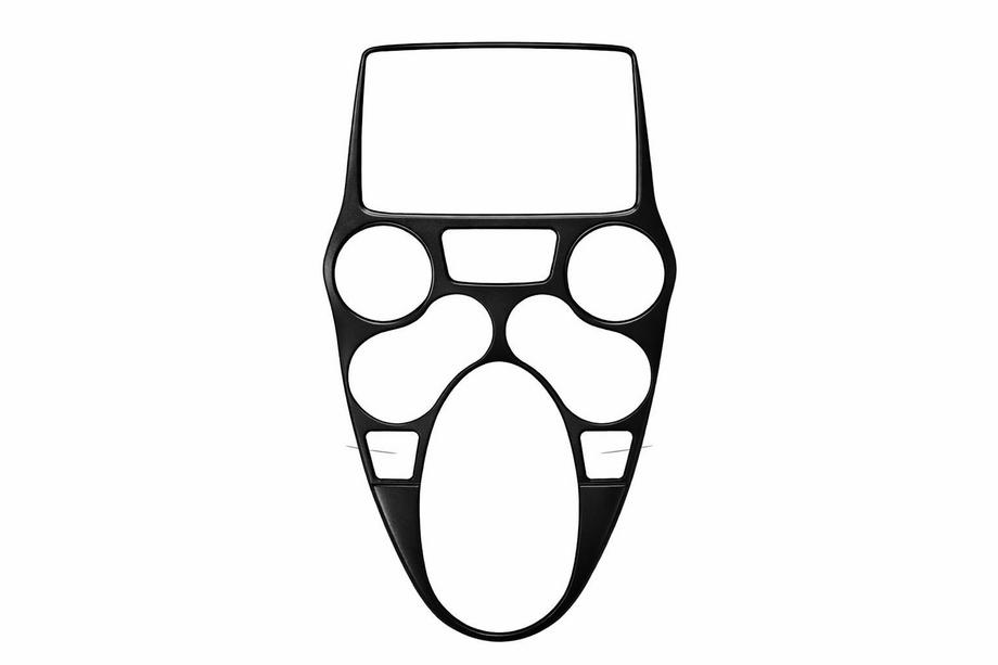 Fiat Panda 2003-2011 гг. Накладки на Панель Приборов Дерево Image