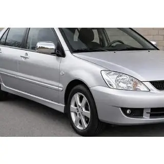 Хромированные Накладки на Зеркала (2 шт.) Mitsubishi Lancer 9 2004-2008 гг. фото 1