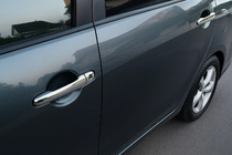 Mitsubishi Outlander 2001-2006 гг. Хромированные Накладки на Ручки Дверей (4 шт, Нержавейка) фото 1