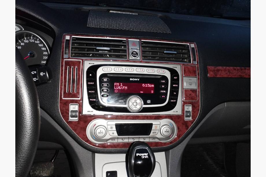 Ford C-Max 2004-2010 гг. Накладки на Панель Приборов Карбон Фото 8