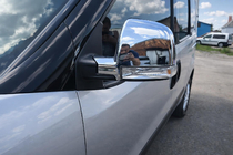 Opel Combo 2012-2018 гг. Накладки на Зеркала (2 шт, ABS) фото 1