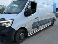 Opel Movano 2010-2021 гг. Боковые Подножки Premium (2 шт., Нержавейка) фото 4