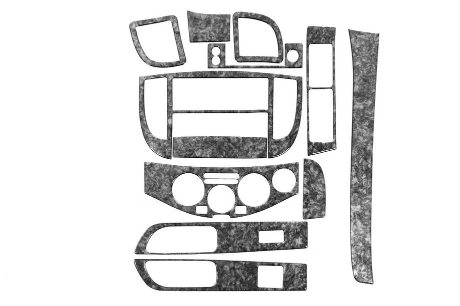 Nissan Micra K12 2003-2010 гг. Накладки на Панель Приборов Дерево Фото 5