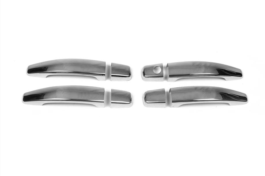 Opel Vectra C 2002-2008 гг. Хромированные Накладки на Ручки (4 шт., Нержавейка) OmsaLine - Итальянская Нержавейка Фото 2