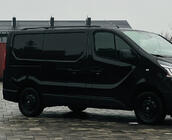 Opel Vivaro 2015-2019 гг. Черные рейлинги фото 2