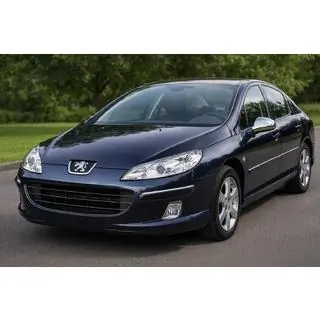 Хромированные Накладки на Зеркала (2 шт.) Peugeot 407 2004-2011 гг. фото 1