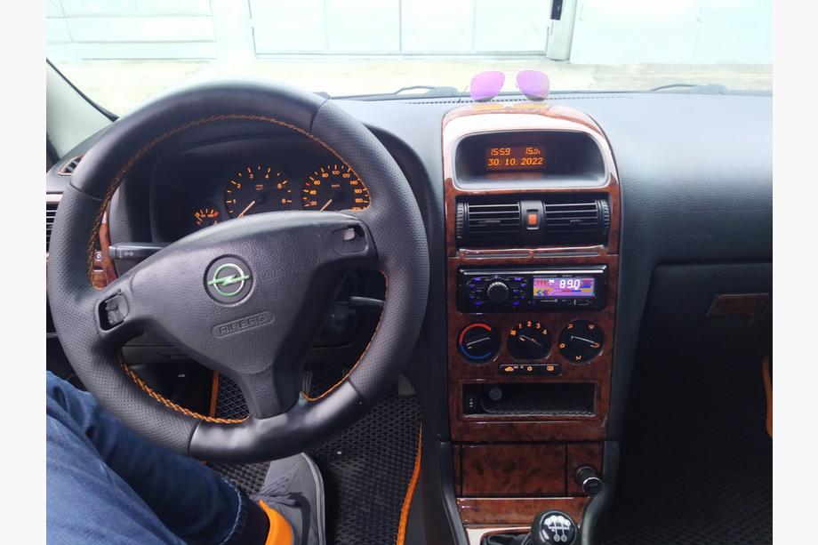 Opel Astra G classic 1998-2012 гг. Накладки на Панель Приборов Титан Фото 4