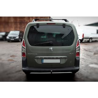 Хром Накладки на Задние Фонари Угловые (2шт, Пластик) Peugeot Partner Tepee 2008-2018 гг. фото 2