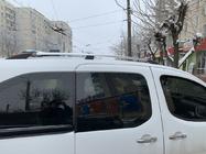 Peugeot Partner Tepee 2008-2018 гг. Хромированные Рейлинги фото 6