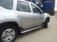 Renault Duster 2008–2017 гг. Боковые Подножки Premium (2 шт., Нержавейка) фото 1