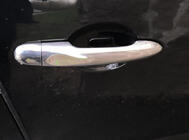 Renault Fluence 2009-2016 гг. Хромированные Накладки на Ручки (4 шт., Нержавейка) Без чипа, Carmos - Турецкая сталь фото 5