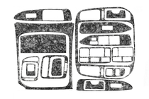 Toyota Land Cruiser 100 1998-2007 гг. Накладки на Панель Приборов Алюминий фото 4