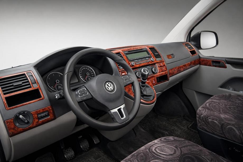 Volkswagen T5 2010-2015 гг. Накладки на Панель Приборов Титан Image