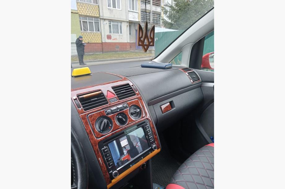 Volkswagen Touran 2003-2010 гг. Накладки на Панель Приборов Дерево Фото 8