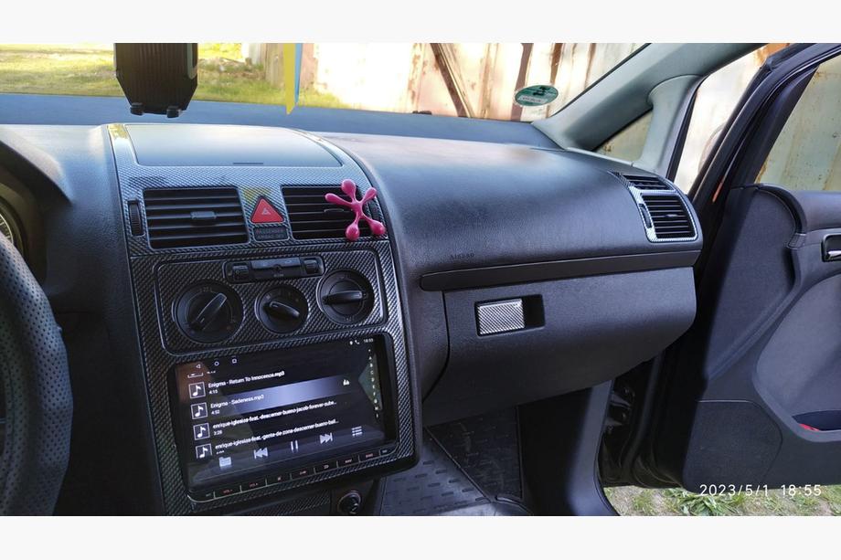 Volkswagen Touran 2003-2010 гг. Накладки на Панель Приборов Дерево Фото 11