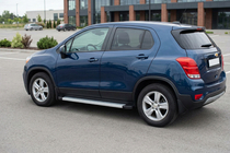 Chevrolet Trax 2012-2023 гг. Боковые Подножки Maya V2 (2 шт., Алюминий) фото 1