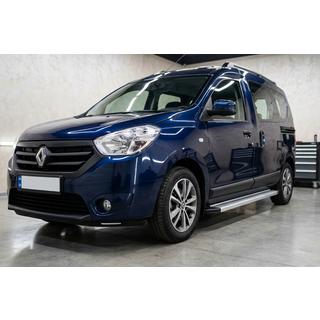 Боковые Подножки Maya V2 (2 шт., Алюминий) Dacia Dokker 2013-2022 гг. фото 1