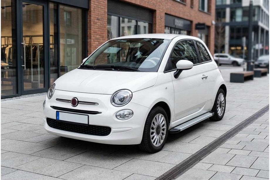 Fiat 500/500L 2013-2022 гг. Боковые Подножки Maya V2 (2 шт., Алюминий) Image