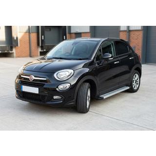 Боковые Подножки Maya V2 (2 шт., Алюминий) Fiat 500X 2014-2024 гг. фото 1